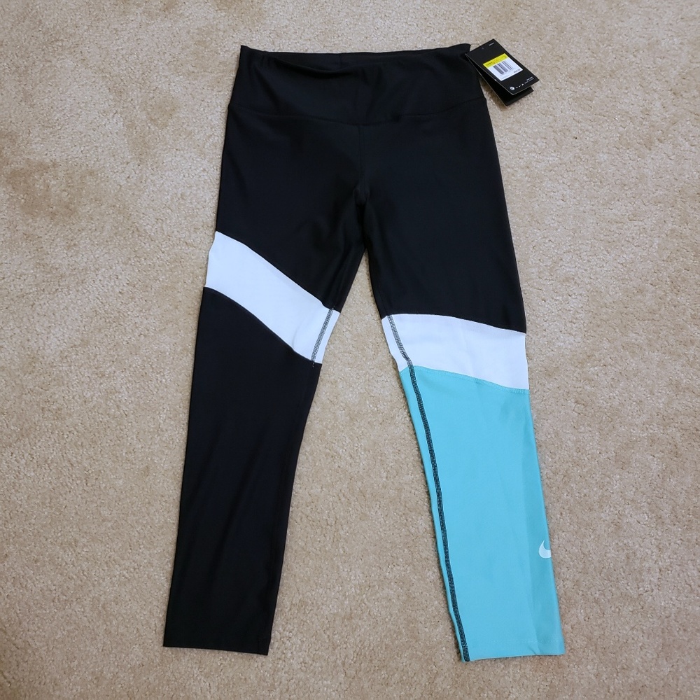 NWT Nike Dri-Fit Colorblock Ladies Leggings, S